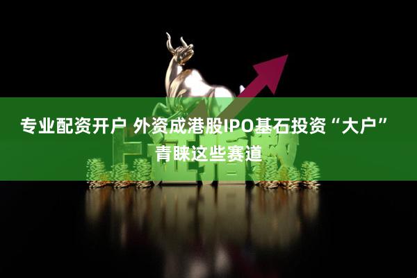 专业配资开户 外资成港股IPO基石投资“大户” 青睐这些赛道